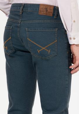 Erkek Yeşil Jean Pantolon - 50260069051