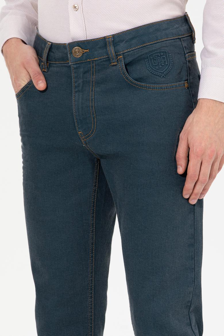 Erkek Yeşil Jean Pantolon - 50260069051