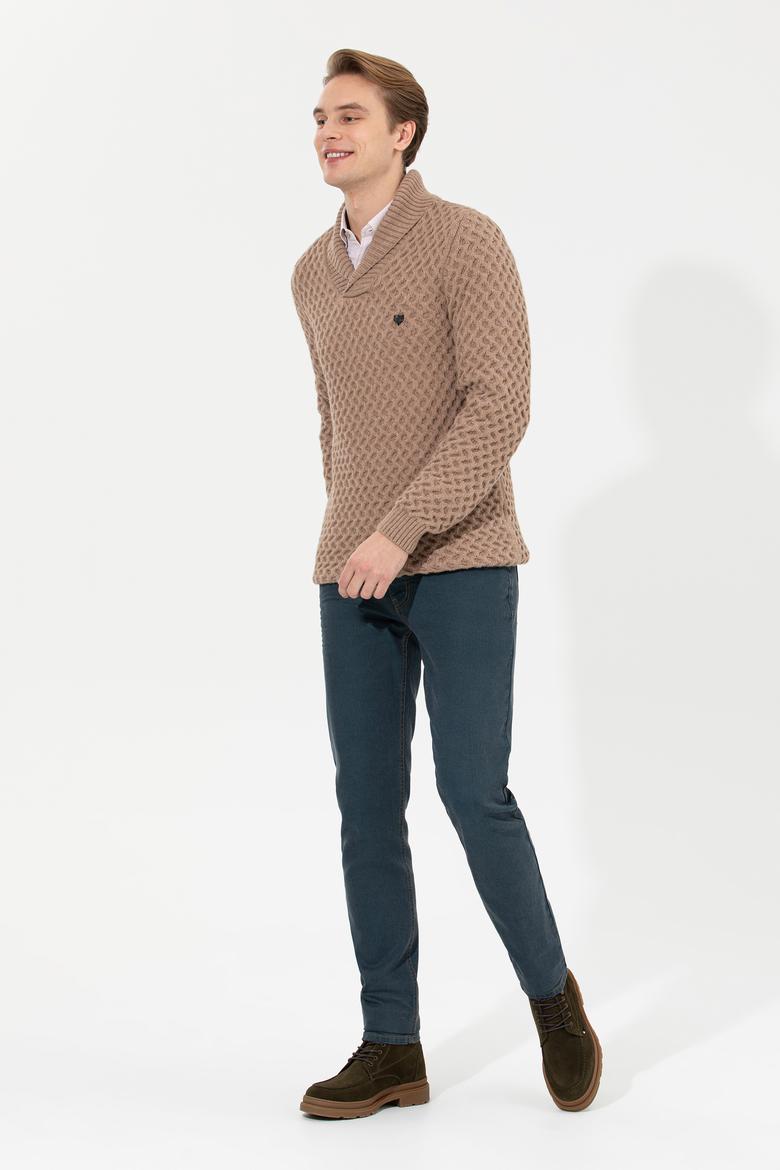 Erkek Yeşil Jean Pantolon - 50260069051