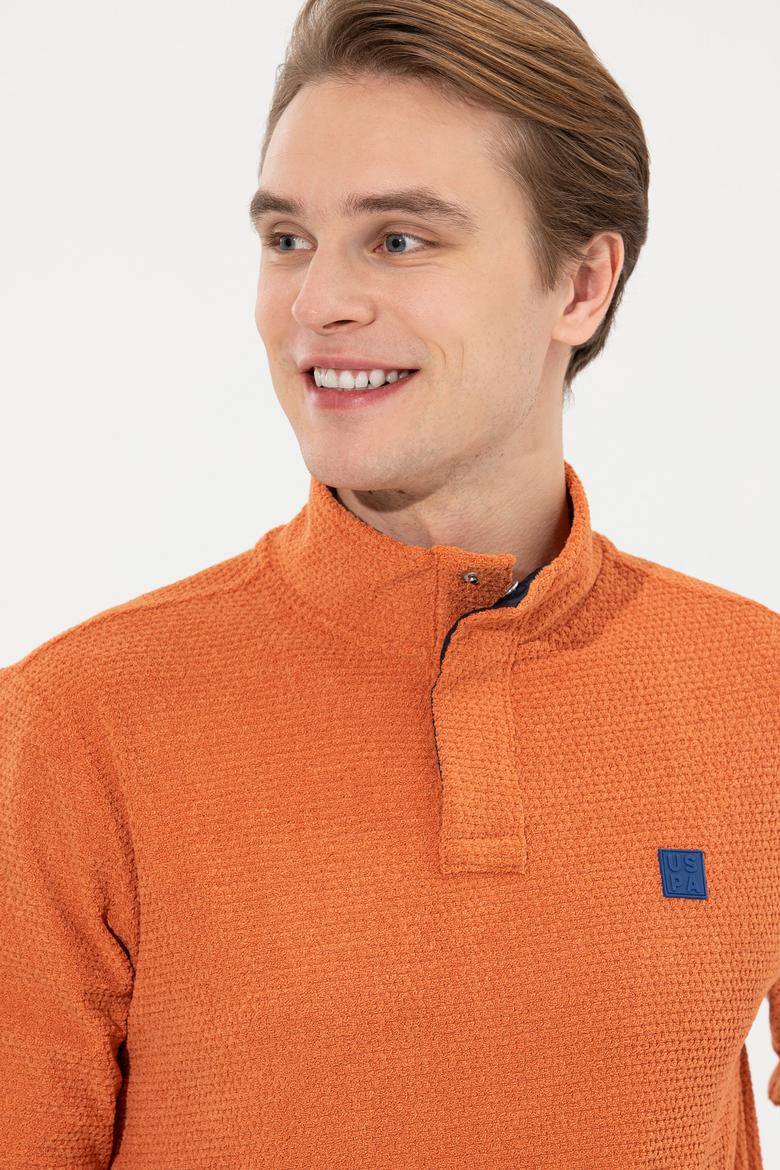 Erkek Kiremit Sweatshirt