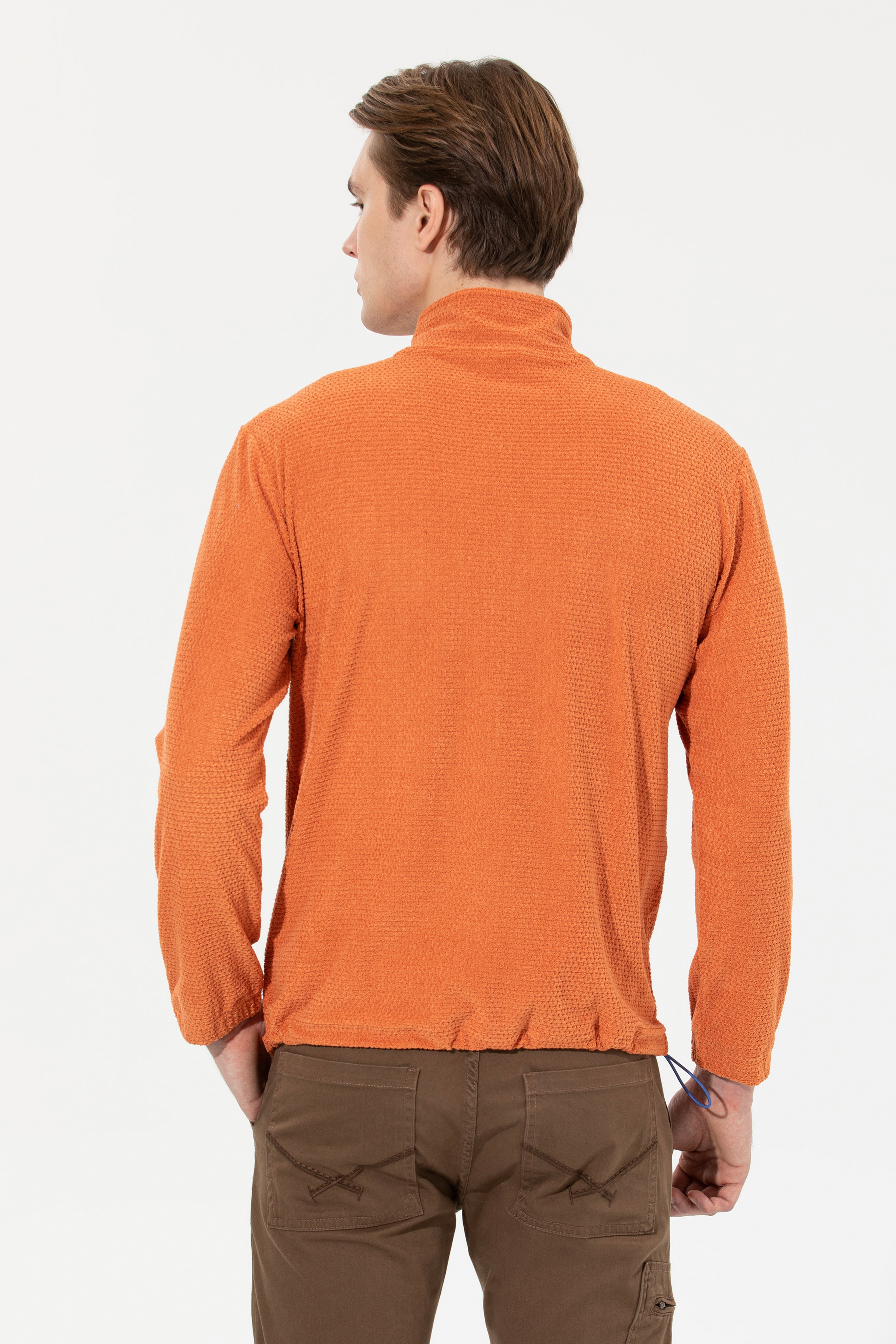 Erkek Kiremit Sweatshirt - Image 5