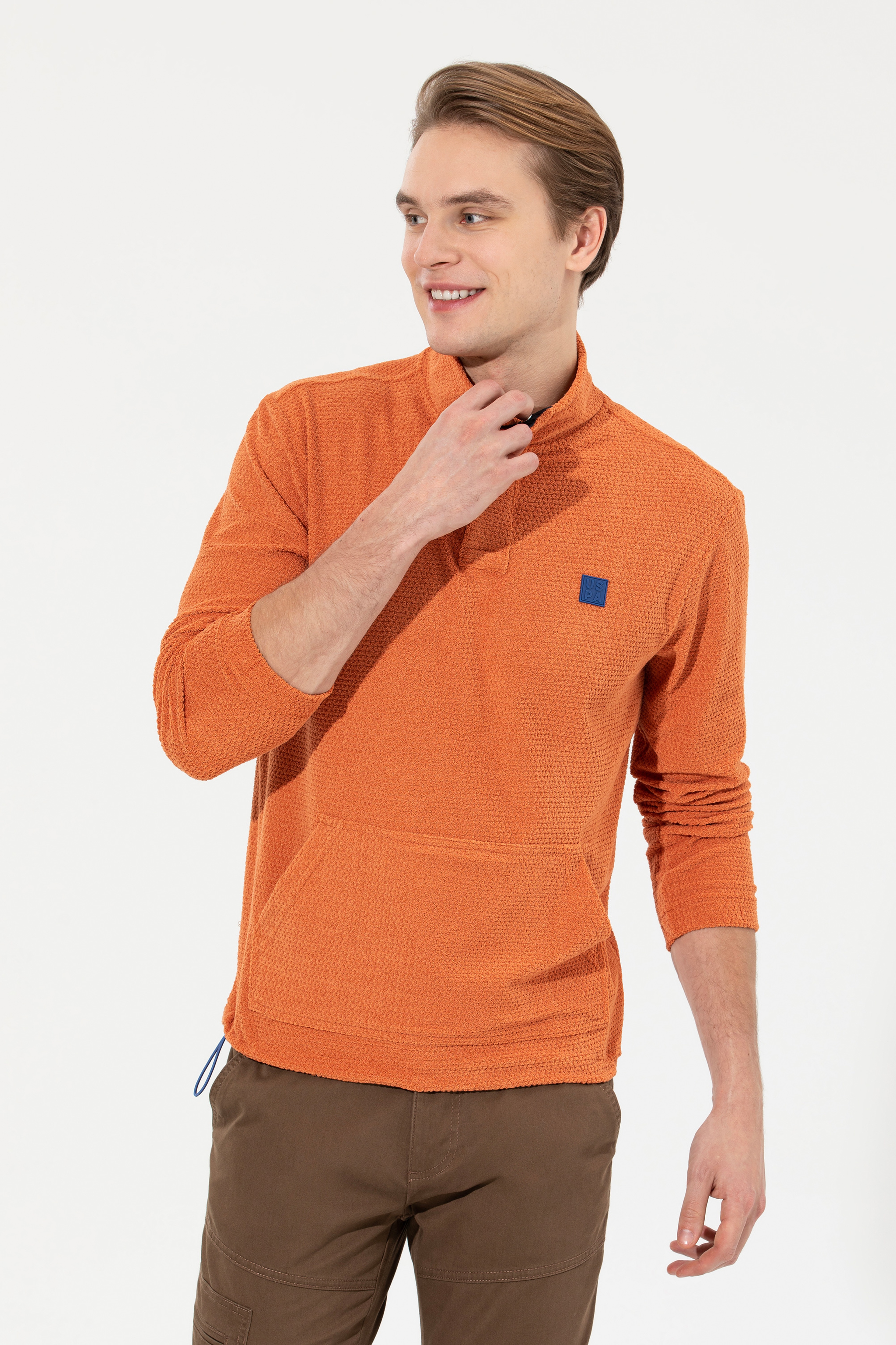 Erkek Kiremit Sweatshirt - Image 2