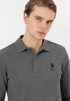 Erkek Antrasit Melanj Basic Sweatshirt - 50253133041