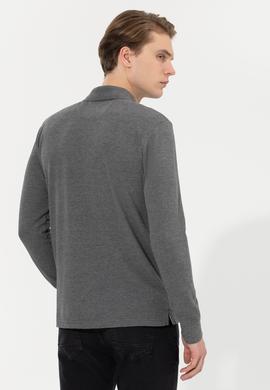 Erkek Antrasit Melanj Basic Sweatshirt - 50253133041