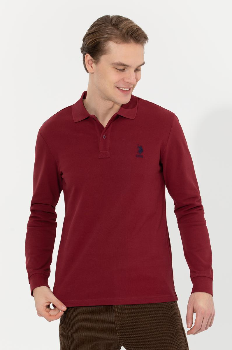 Erkek Vişne Basic Sweatshirt