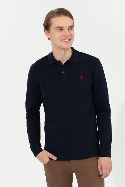 Erkek Lacivert Basic Sweatshirt