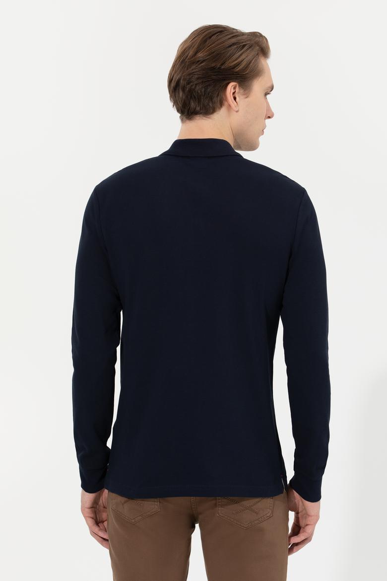 Erkek Lacivert Basic Sweatshirt - 50253222014
