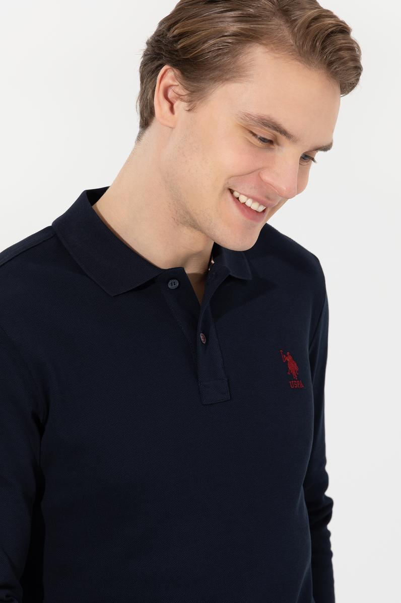 Erkek Lacivert Basic Sweatshirt