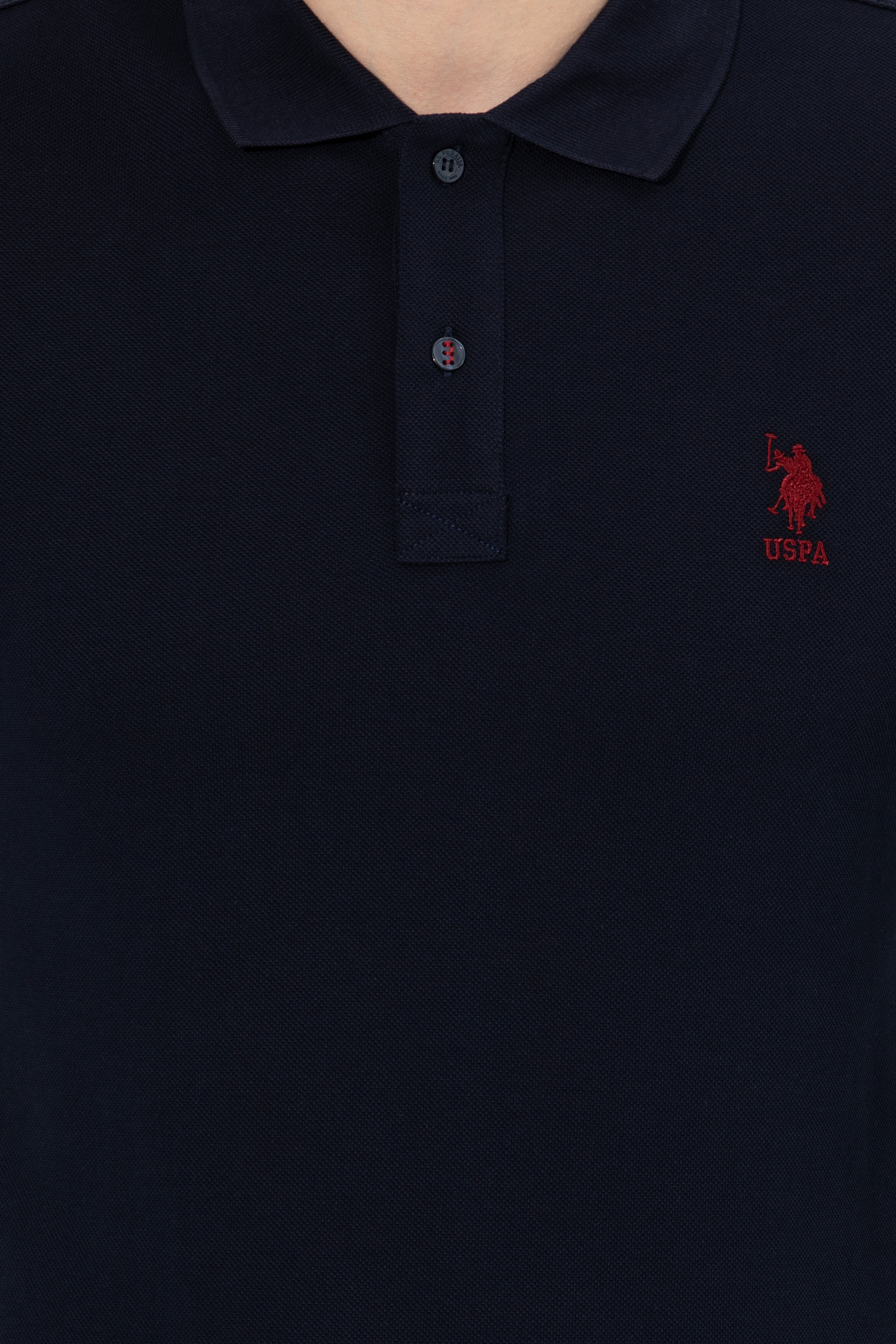 Erkek Lacivert Basic Sweatshirt - Image 6
