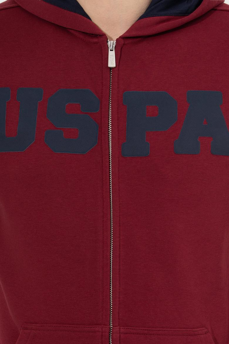 Erkek Vişne Örme Hırka - 50260924016