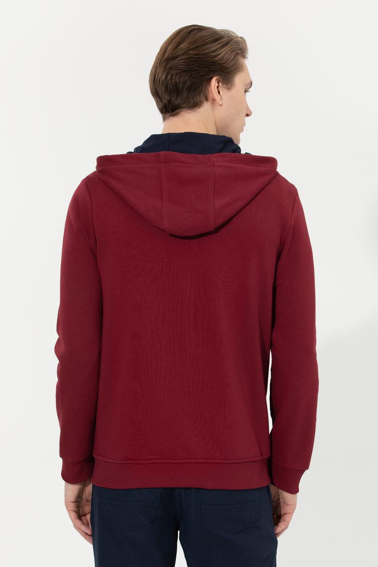 Erkek Vişne Örme Hırka - 50260924016