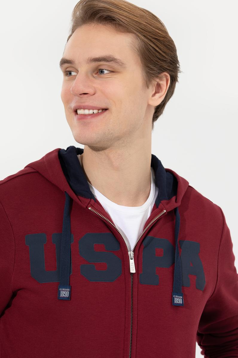 Erkek Vişne Sweatshirt