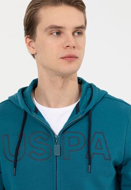 Erkek Petrol Örme Hırka - 50253125061