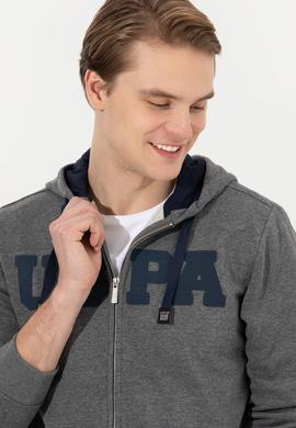 Erkek Antrasit Melanj Örme Hırka - 50260924007