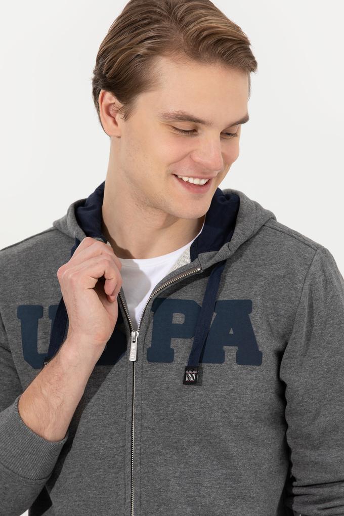 Erkek Antrasit Melanj Örme Hırka