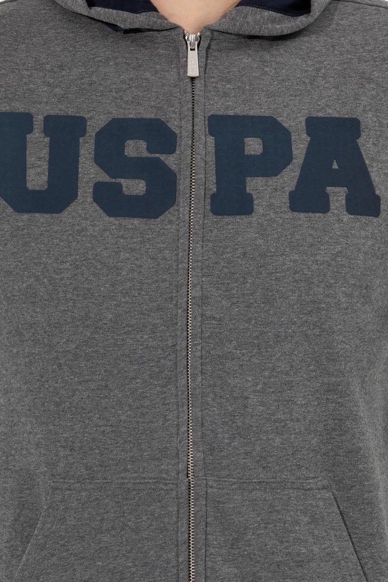 Erkek Antrasit Melanj Örme Hırka - 50260924007