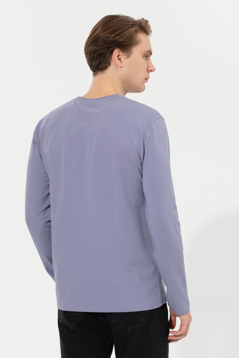 Erkek Gri Basic Sweatshirt - 50253131037