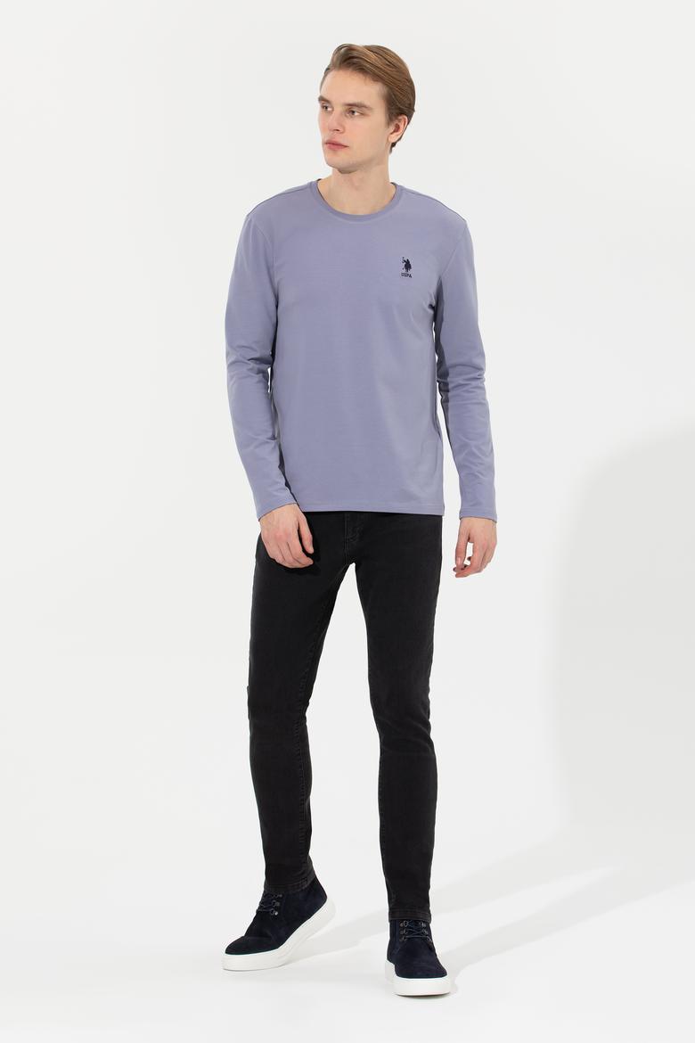 Erkek Gri Basic Sweatshirt - 50253131037