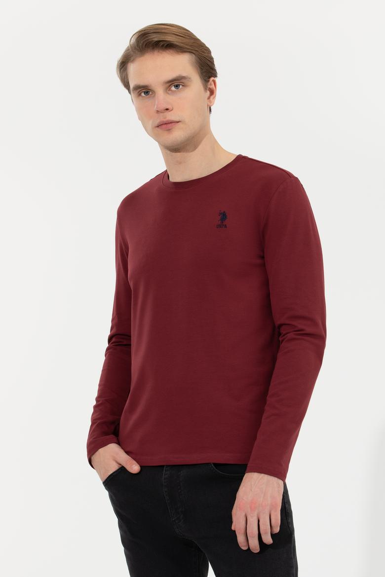 Erkek Vişne Basic Sweatshirt - 50253131041