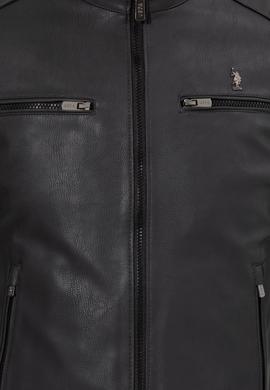 Erkek Antrasit Deri Ceket - 50259137013