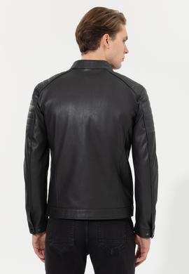 Erkek Antrasit Deri Ceket - 50259137013
