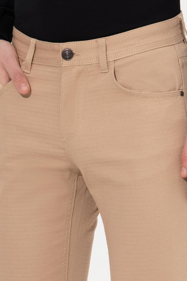 Erkek Camel Kanvas Pantolon - 50256536005