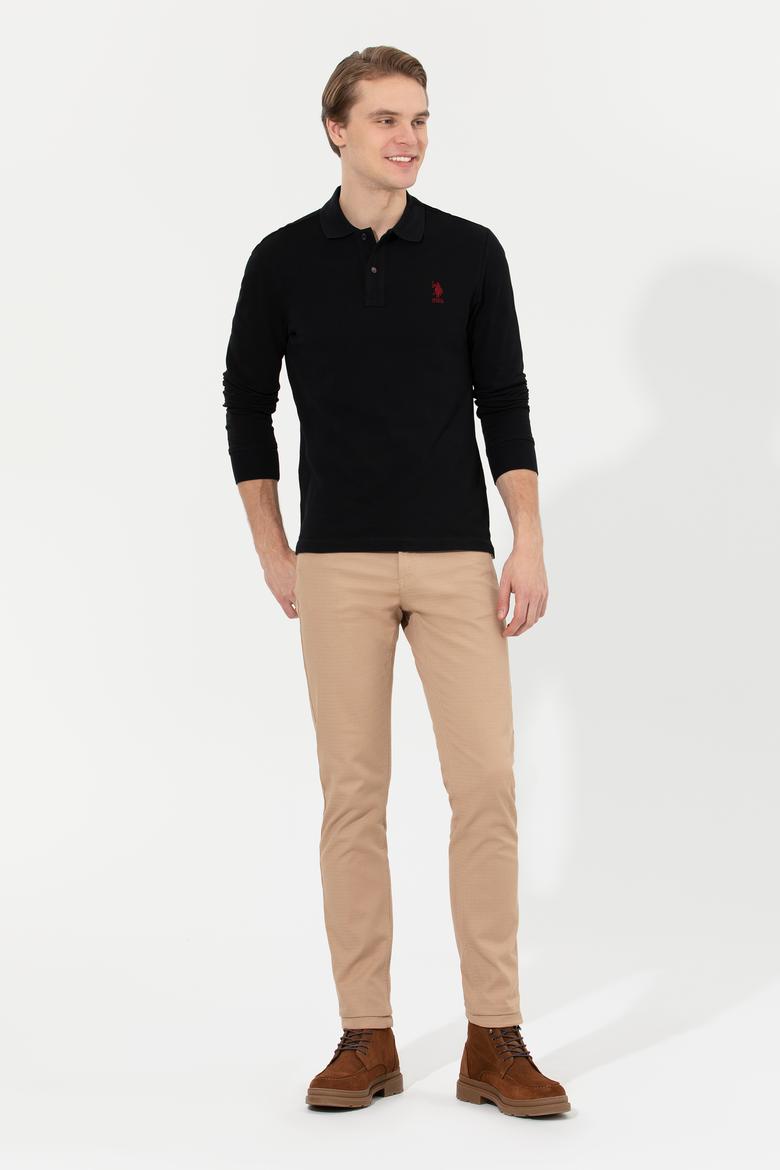 Erkek Camel Kanvas Pantolon