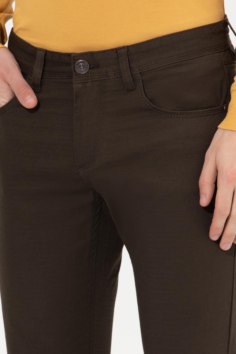 Erkek Koyu Haki Kanvas Pantolon - 50256536097