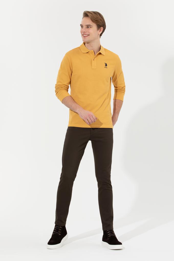 Erkek Koyu Haki Kanvas Pantolon