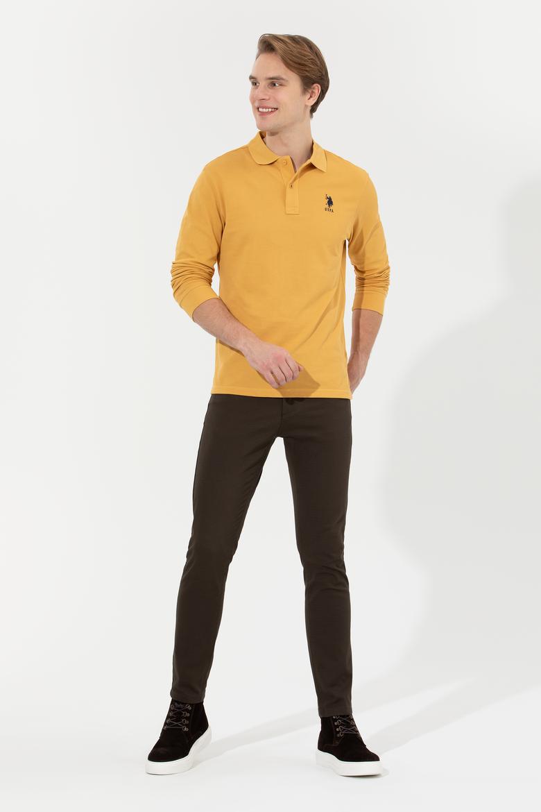 Erkek Koyu Haki Kanvas Pantolon