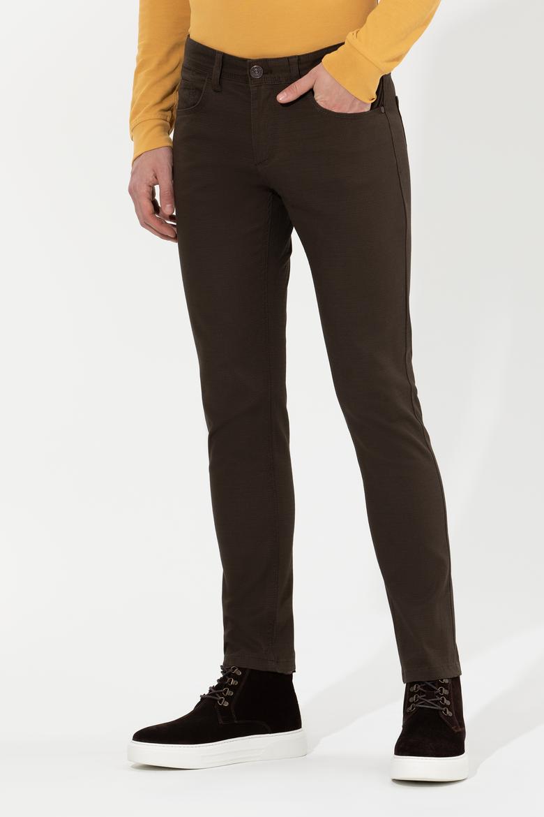 Erkek Koyu Haki Kanvas Pantolon - 50256536097