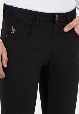 Erkek Siyah Kanvas Pantolon - 50256536031