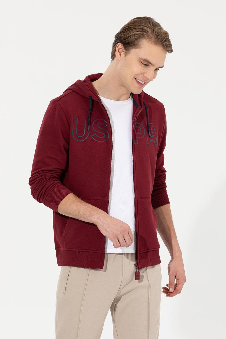 Erkek Vişne Örme Hırka