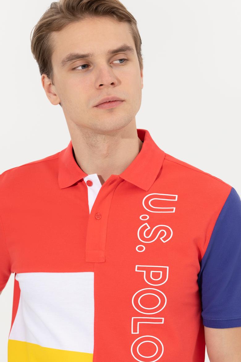 Erkek Kırmızı Polo Yaka Tişört - 50249178017