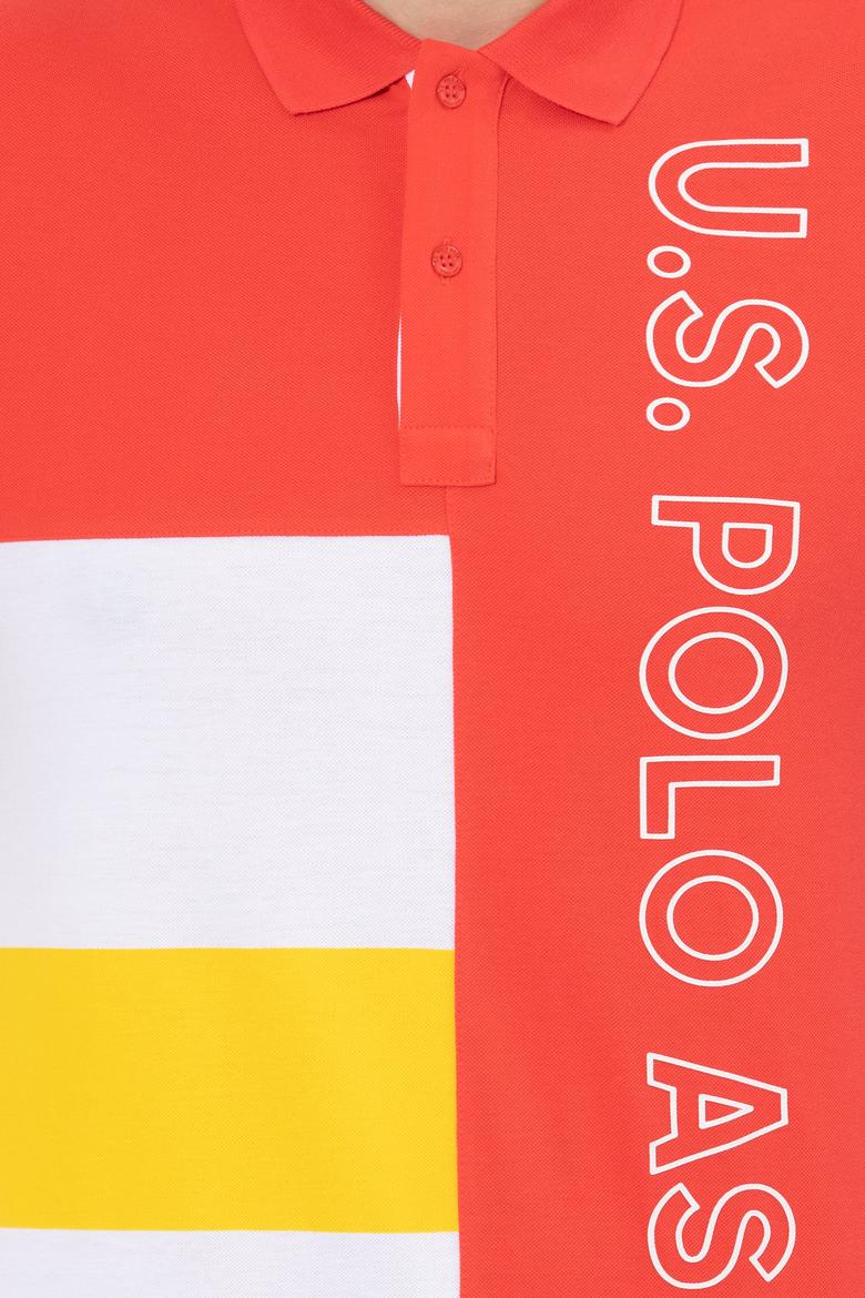 Erkek Kırmızı Polo Yaka Tişört - 50249178017