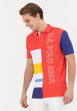 Erkek Kırmızı Polo Yaka Tişört - 50249178017