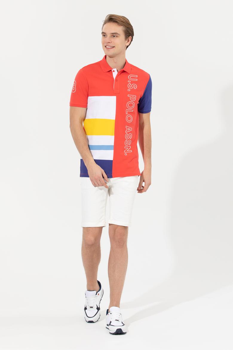 Erkek Kırmızı Polo Yaka Tişört - 50249178017