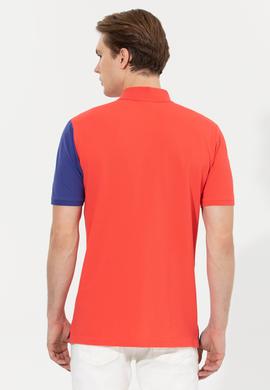 Erkek Kırmızı Polo Yaka Tişört - 50249178017