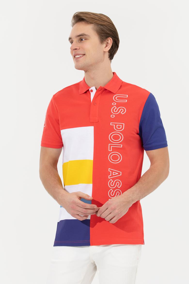 Erkek Kırmızı Polo Yaka Tişört - 50249178017