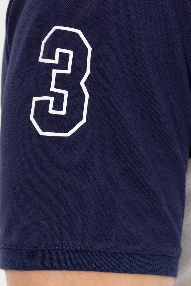 Erkek Lacivert Polo Yaka Tişört - 50249178008