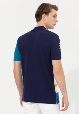 Erkek Lacivert Polo Yaka Tişört - 50249178008