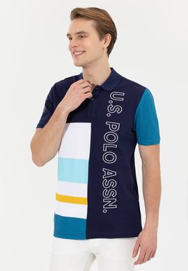 Erkek Lacivert Polo Yaka Tişört - 50249178008