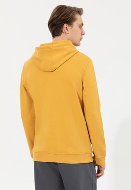 Erkek Safran Kapüşonlu Sweatshirt - 50253013030