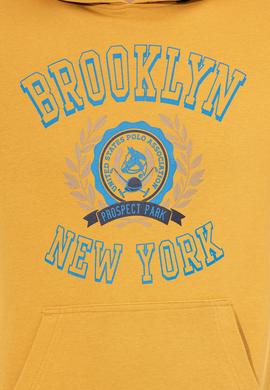 Erkek Safran Kapüşonlu Sweatshirt - 50253013030