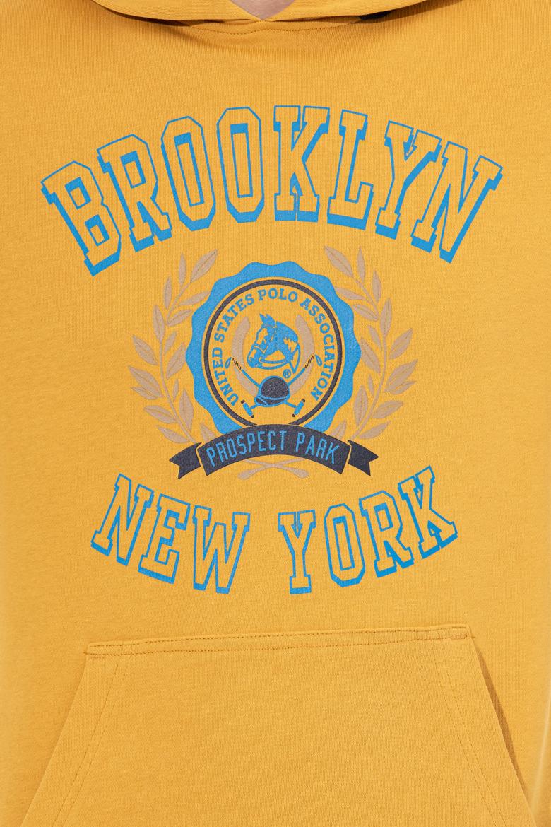 Erkek Safran Kapüşonlu Sweatshirt - 50253013030