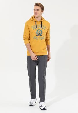 Erkek Safran Kapüşonlu Sweatshirt - 50253013030