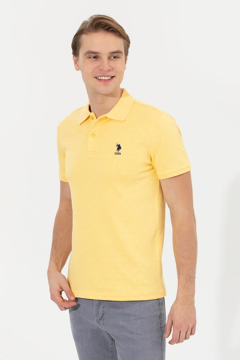 Erkek Açık Sarı Polo Yaka Tişört - 50249154009