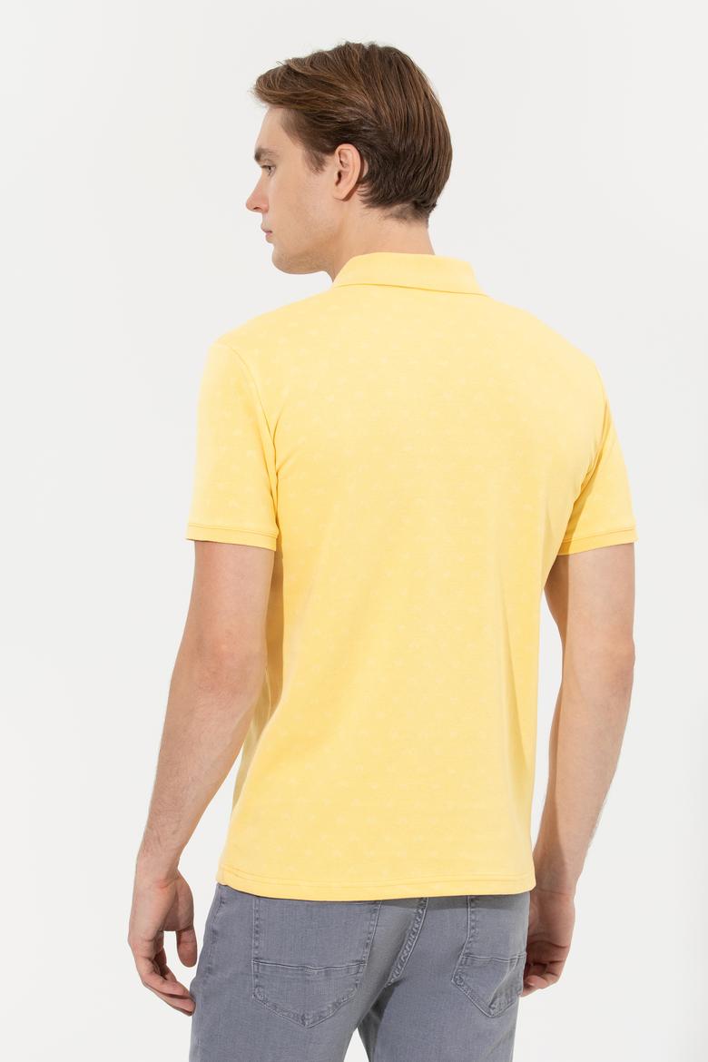 Erkek Açık Sarı Polo Yaka Tişört - 50249154009