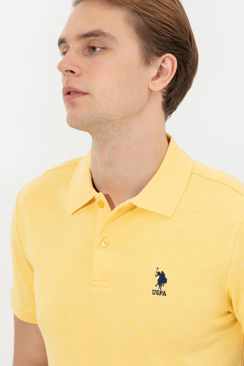 Erkek Açık Sarı Polo Yaka Tişört