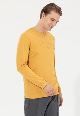 Erkek Safran Basic Sweatshirt - 50254503062